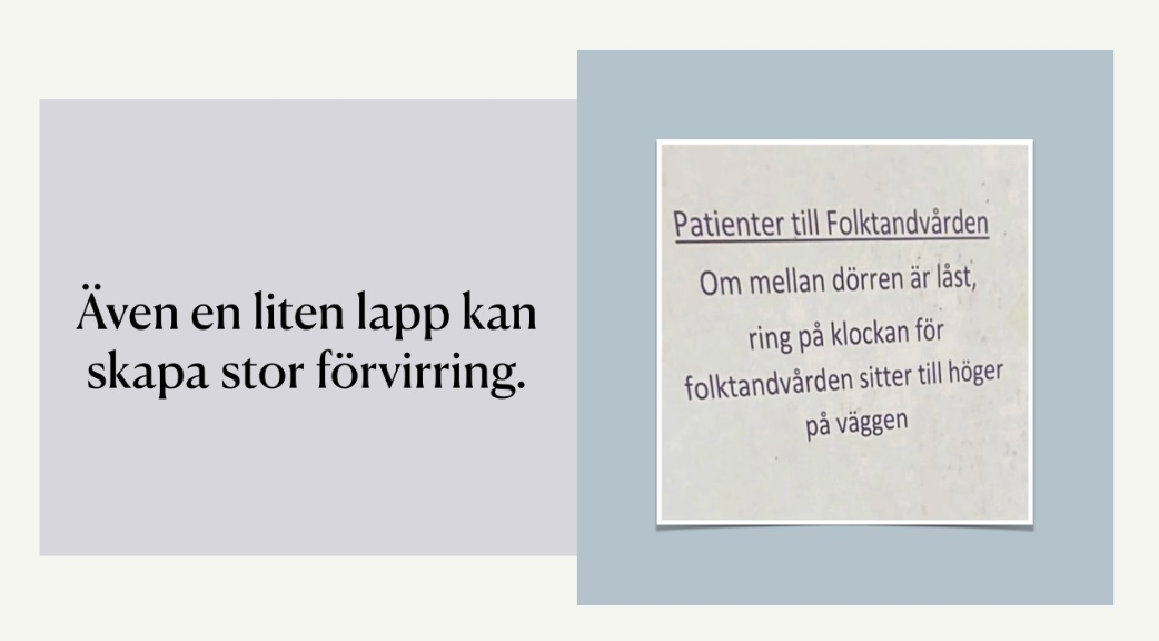 Detaljerna bygger helheten.